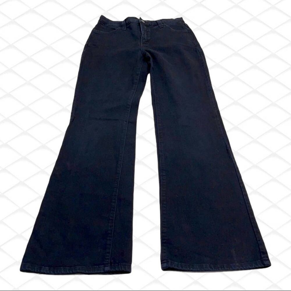 NYDJ Womens 2 Black Bootcut Jeans